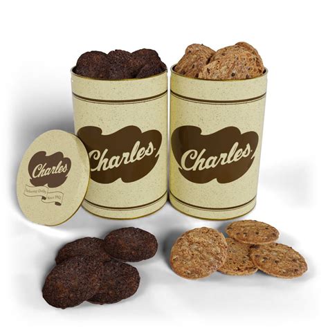 Double Chocolate Chip Tin & Chocolate Chip Cookie Tin – Charles Chips