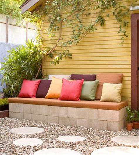 Diy Cinder Block Outdoor Bench The Owner Builder Network