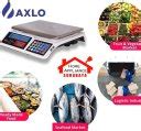 Jual AXLO Digital Computing Scale 40KG Double Display Timbangan Buah