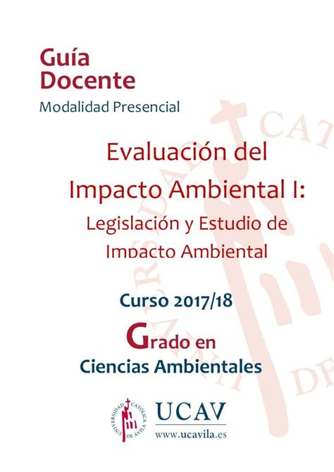 PDF Evaluación del Impacto Ambiental I PDF fileImpacto pudiendo