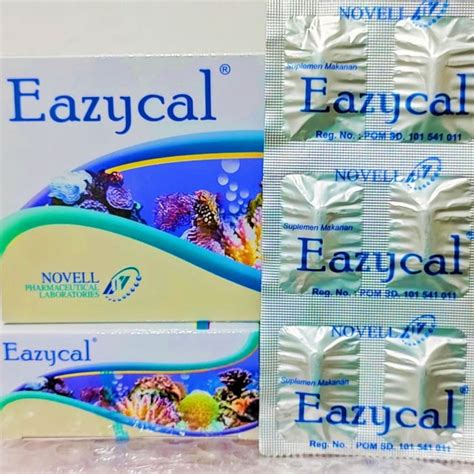 Jual Eazycal Box 30 Tablet Suplemen Kalsium Shopee Indonesia