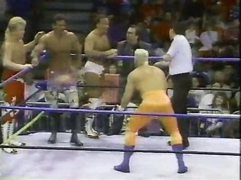 Sting Dustin Rhodes Barry Windham Ricky Steamboat Vs Rick Rude