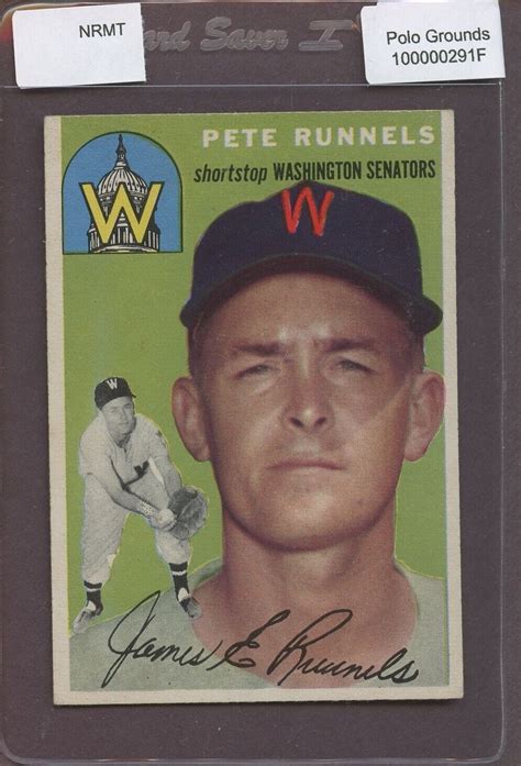 1954 Topps Pete Runnels NRMT EBay