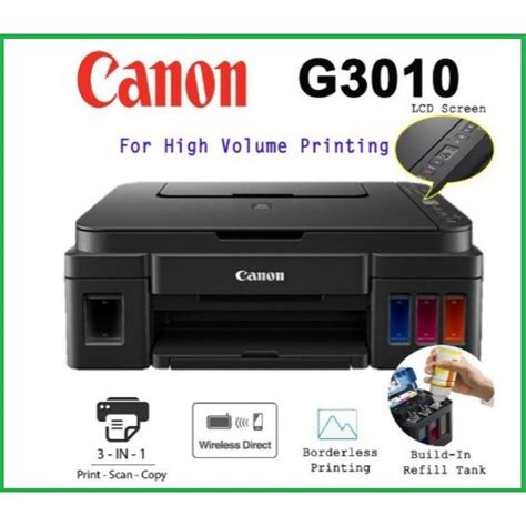 Jual PRINTER CANON G3010 PRINT SCAN COPY WIFI ORIGINAL BERGARANSI