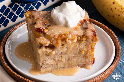 Banana Bread Pudding With Rum Sauce Dixie Crystals