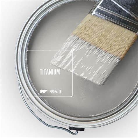 Behr Ultra 1 Gal Ppu24 16 Titanium Flat Exterior Paint And Primer In