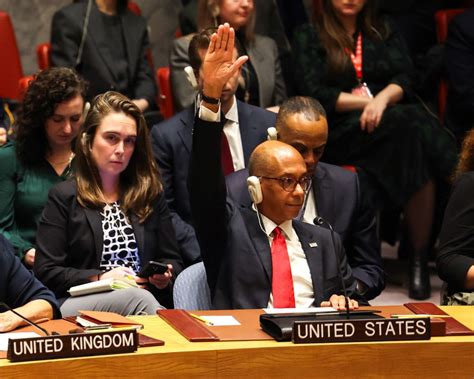 Us Vetoes Unsc Resolution Calling For Immediate Humanitarian Ceasefire