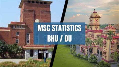 DU Vs BHU MSc Statistics CUET PG Statistics YouTube