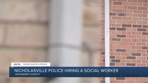 Nicholasville police hiring a social worker to help with crisis calls