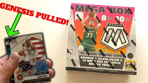 Genesis Pulled From 2021 Panini NBA Mosaic Basketball Trading Card Mega