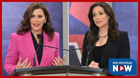 Gov Gretchen Whitmer And Tudor Dixon Debate Highlights From Michigan S Final Gubernatorial