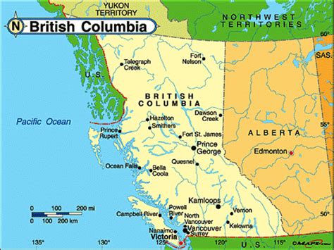 British Columbia Maps Facts Artofit