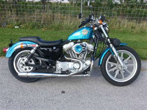 1993 Harley Davidson Xl883c Teal Sportster