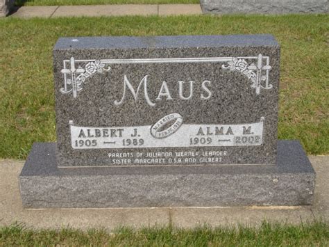 Albert John Maus 1905 1989 Find A Grave Memorial