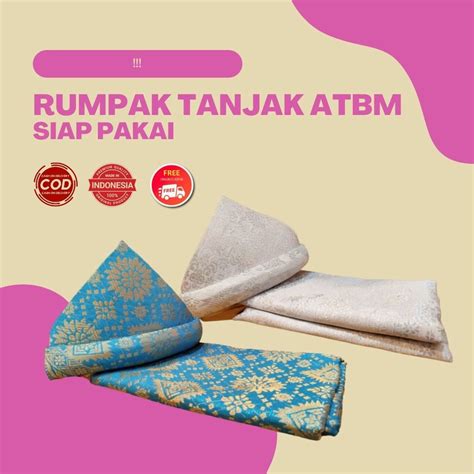 Jual Kain Rumpak Tanjak Songket Atbm Khas Palembang Berbagai Macam