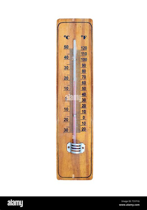 Termómetro De Madera Termómetro De Alcohol Espíritu Con Las Escalas Fahrenheit Y Celsius