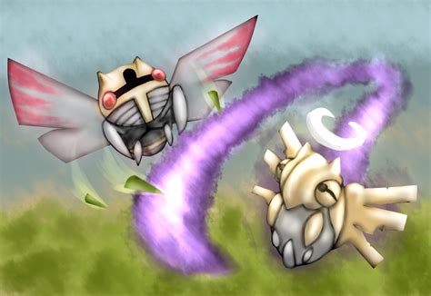 Ninjask and Shedinja by Nalenthi on DeviantArt