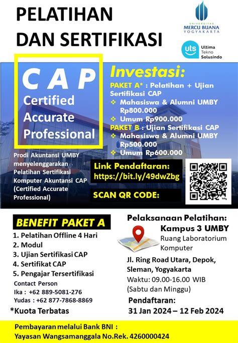 PELATIHAN DAN SERTIFIKASI CERTIFIED ACCURATE PROFESSIONAL Fakultas