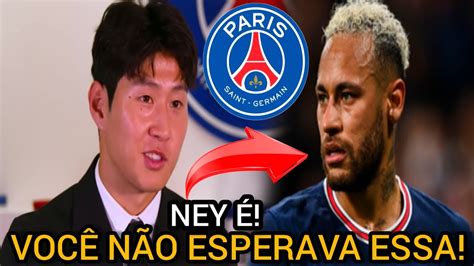 Emocionante Olha O Que O Novo Jogador Do Psg Sul Coreano Falou Do