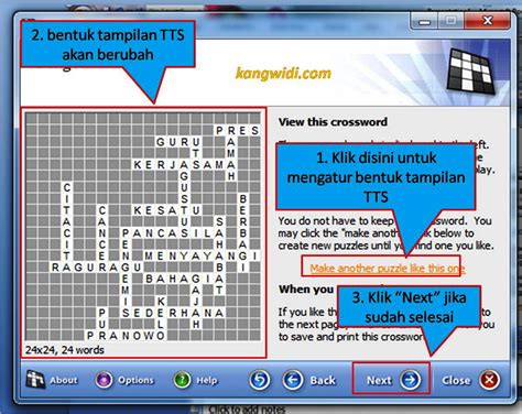 Tutorial Cara Mengoperasionalkan Aplikasi Tts Membuat Teka Teki