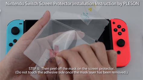 How To Put On Tempered Glass Screen Protector For Nintendo Switch