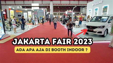 BANYAK MOTOR MOBIL BARU Jalan Di Indoor Booth JAKARTA FAIR 2023