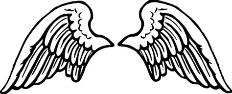 Angel Wings Outline - ClipArt Best