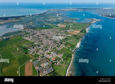 France Charente Maritime Lile De Re Loix Aerial Photography Stock