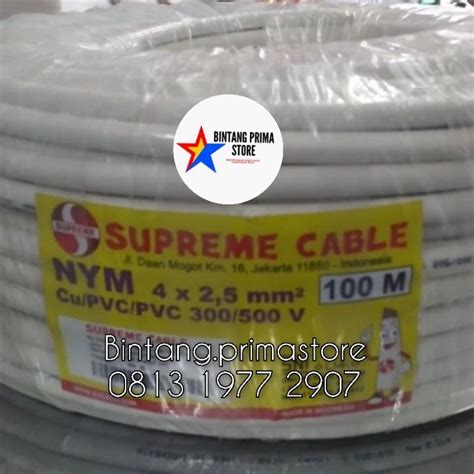 Jual Kabel Nym Kabel Tunggal X Mm Merk Supreme M Shopee