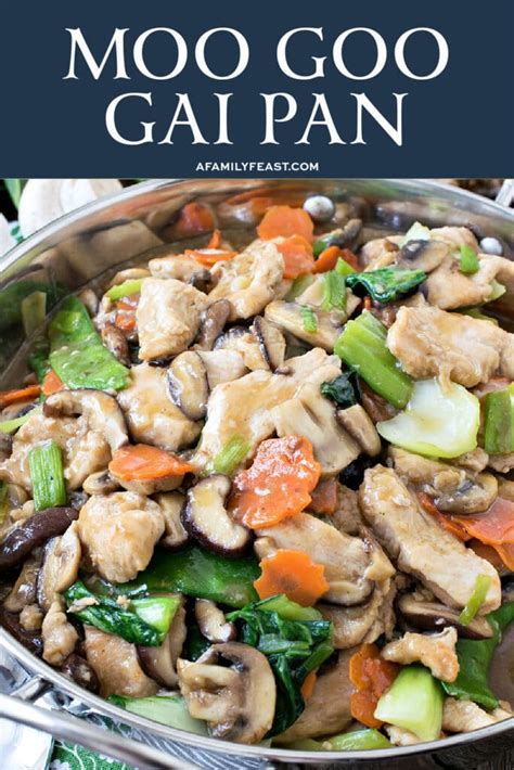 moo goo gai pan  family feast