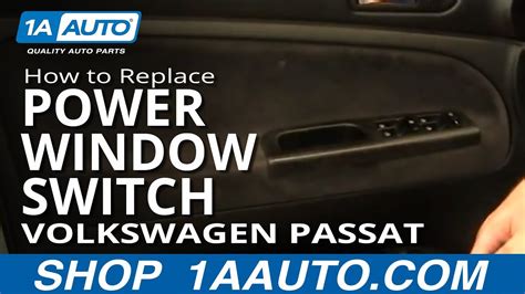 How To Replace Power Window Switch 98 05 Volkswagen Passat YouTube