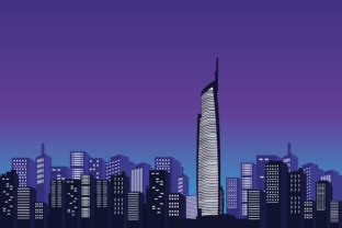 Almas City Tower Vector Buildings Graphic By Cityvector Creative