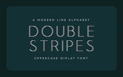 Premium Vector Stylish Serif Minimal Font Alphabet Decorative Sans