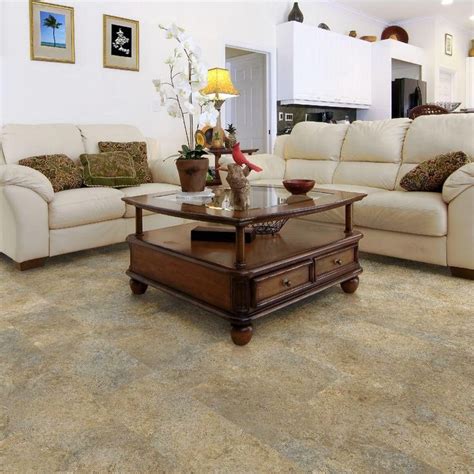 Trafficmaster Allure 12 In X 24 In River Stone Luxury Vinyl Tile