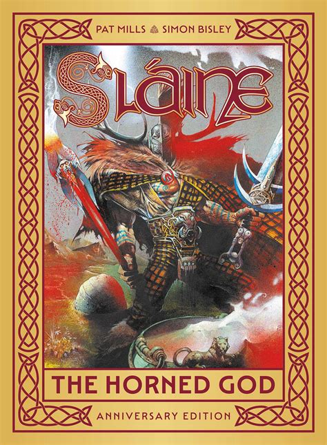 Slaine The Horned God Anniversary Edition Book By Pat Mills Simon