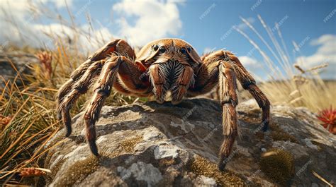 Premium Photo | 3d photo of spider wallpaper