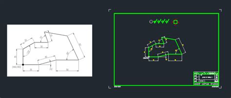 오토캐드 2d 기초 1강 선그리기 및 치수기입 연습도면 3 Autocad2013 네이버 블로그