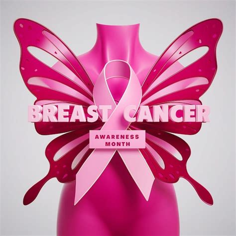 Breast Cancer Awareness Month Premium Ai Generated Image