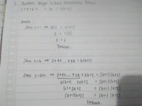 Detail Contoh Soal Induksi Matematika Sederhana Koleksi Nomer