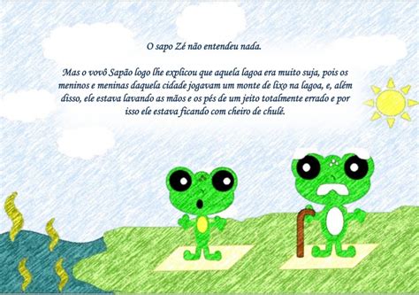 História Do Sapo Para Imprimir