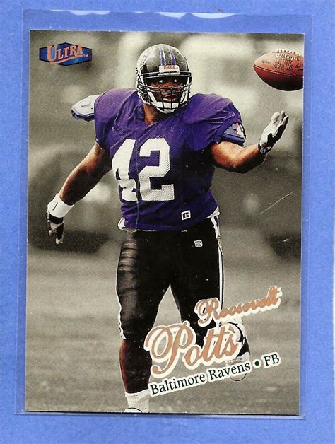 ROOSEVELT POTTS 1998 Fleer Ultra Gold Medallion 285G Ravens EBay