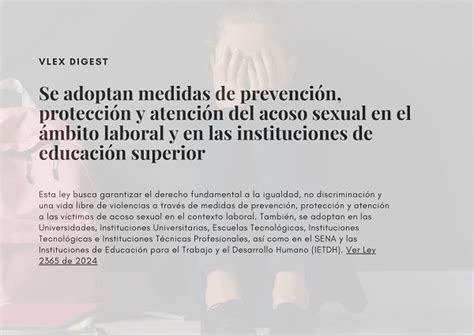 Vlex Informa Se Adoptan Medidas De Prevenci N Protecci N Y Atenci N