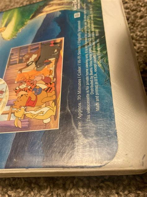 Many Adventures Of Winnie The Pooh Vhs 1996 Poohs Grand Adventure