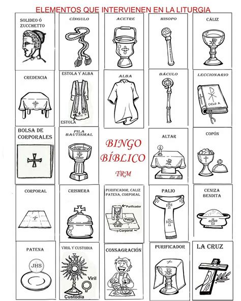 32 Ideas De Bingo Temas De Catequesis Monaguillos Catecismo