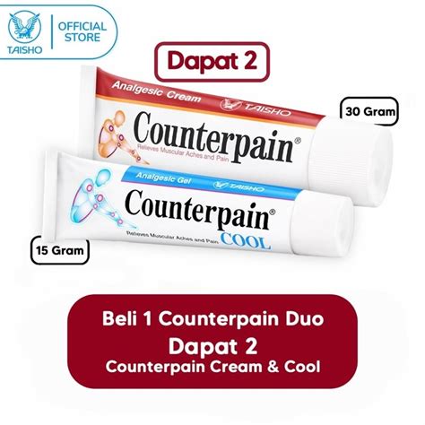 Jual Counterpain DUO Counterpain Banded Cream 15 Cool 5 Cream 30 Gr