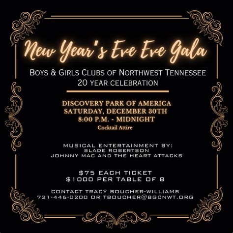 Boys And Girls Clubs New Years Eve Gala Radio Nwtn