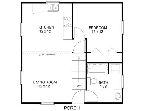 24X28 House Floor Plans - floorplans.click