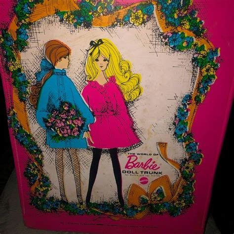 The World Of Barbie Doll Trunk For Barbie And Her Friends 1968 Vintage