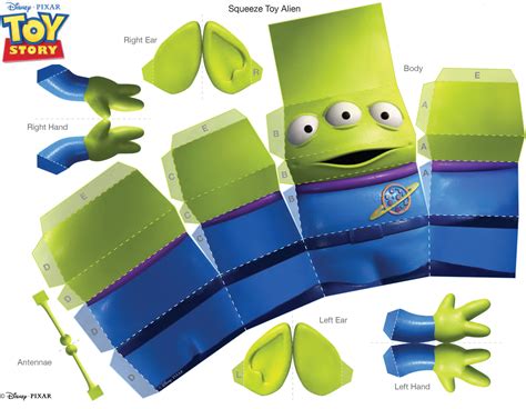 Toy Story Papercraft Buzz Lightyear Small Size Papercraft Boxes Header