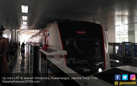 Sudah 99 Persen LRT Kelapa Gading Velodrome Beroperasi Maret